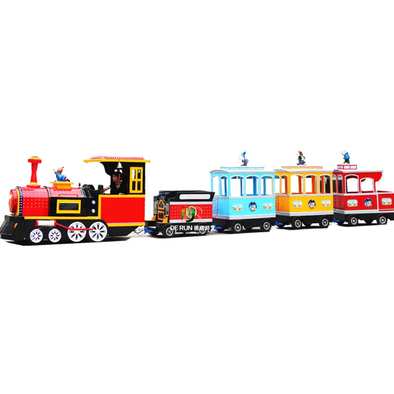 
Newest Kids Outdoor Amusement Park Playground Equipment Trackless Train for Sale 