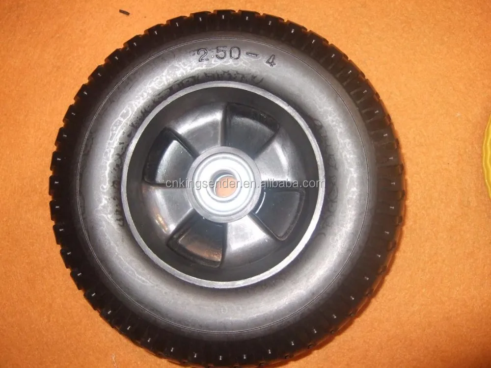 lowes semi-pneumatic rubber wheel