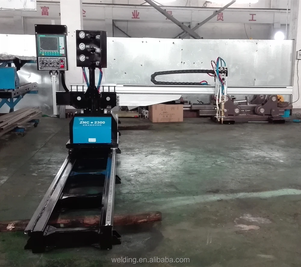 Single gantry CNC plasma metal cutting machine
