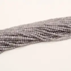 wholesale high quality natural stone  faceted 4mm onyx gemstone bead