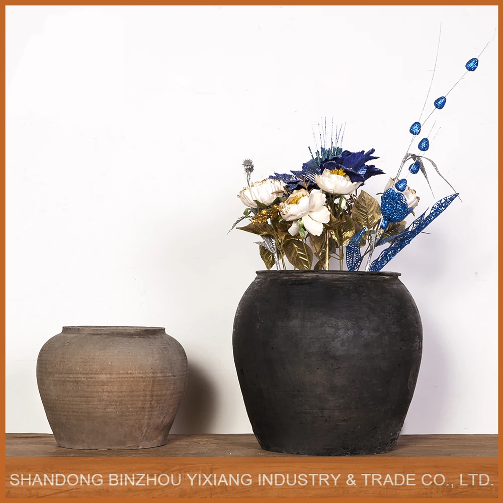 antique home interior decorative handmade pots gallipot