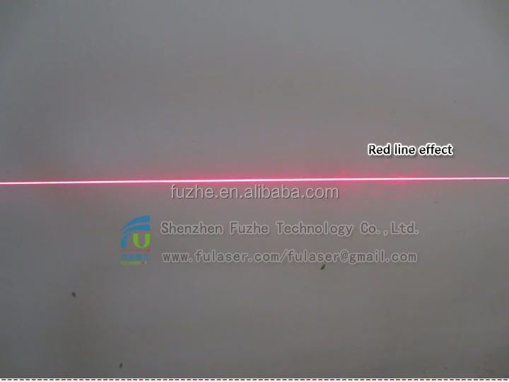 FU65011LX-BD22 650nm <1mW red straight line generator laser module  lazer projector light lamp 110degree fan angle
