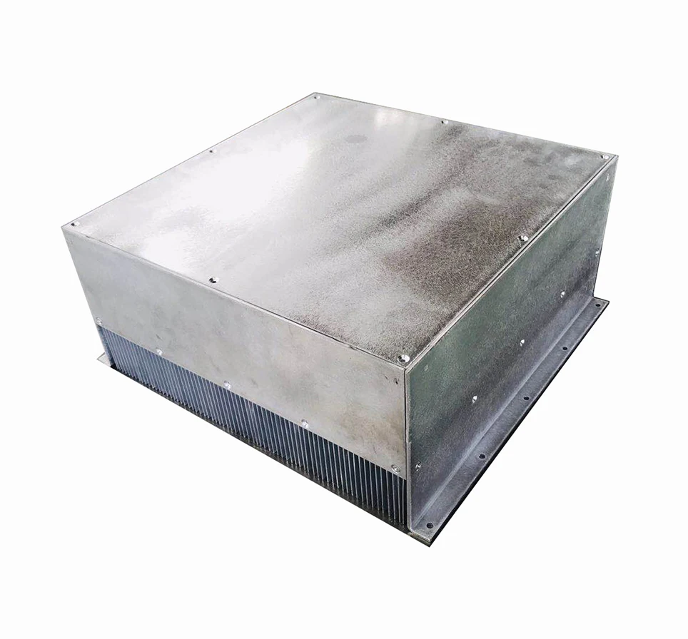 Изготовленный На Заказ 19 дюймов алюминиевый корпус с радиатором для инвертора