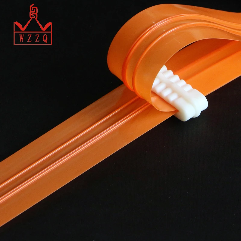 Good price eco-friendly PE plastic press lok vacuum zipper on sale