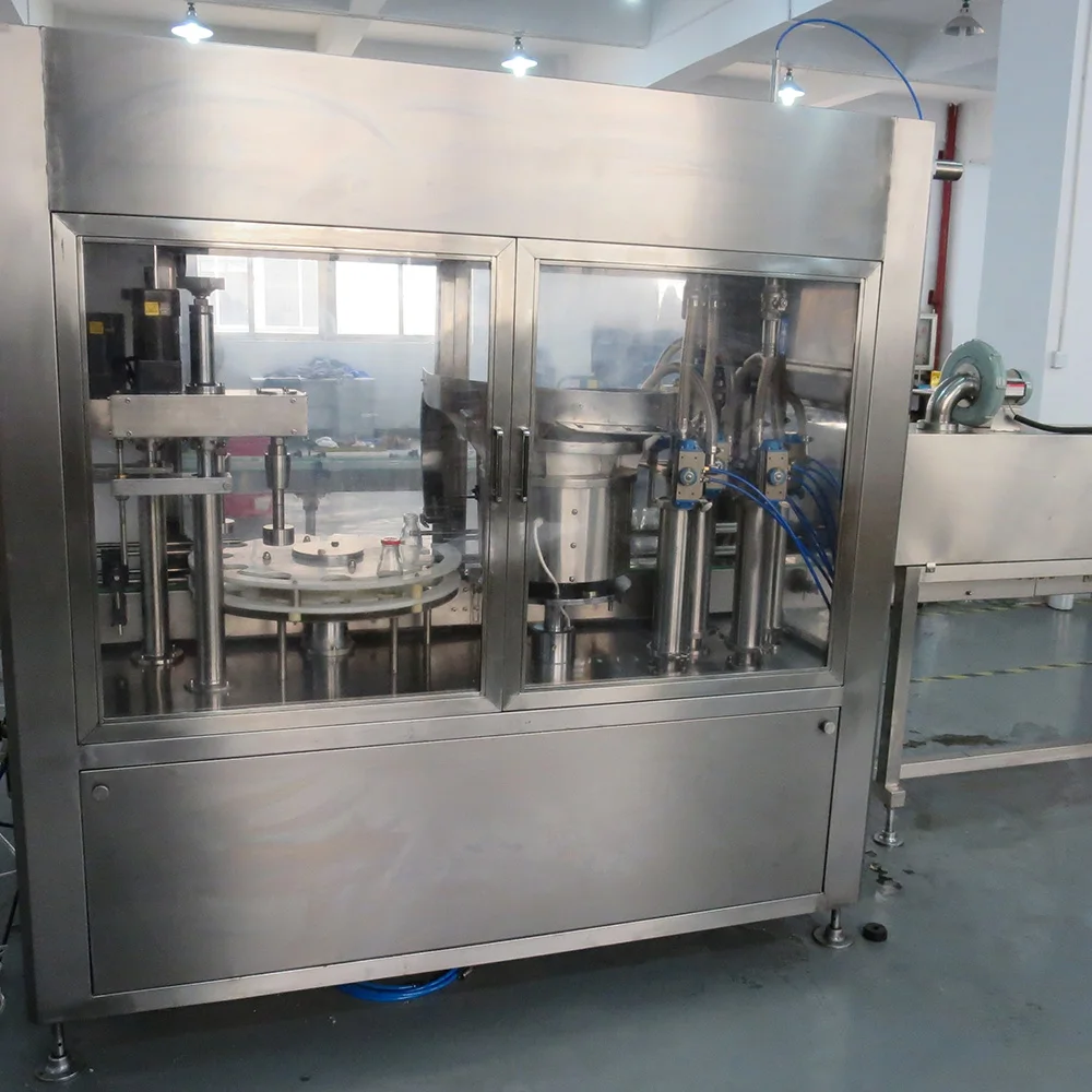 Top quality automatic 500ml bottle butter filler capper honey fruit jam filling capping machine
