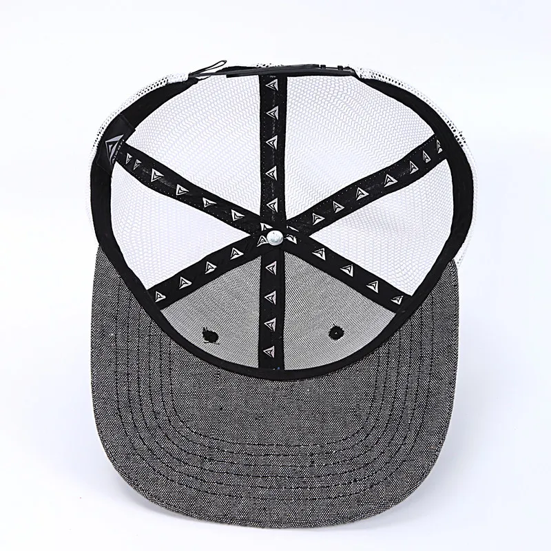 5 % OFF OEM Top Quality Embroidery Patch Mesh Trucker Cap Hat With Snapback Closure