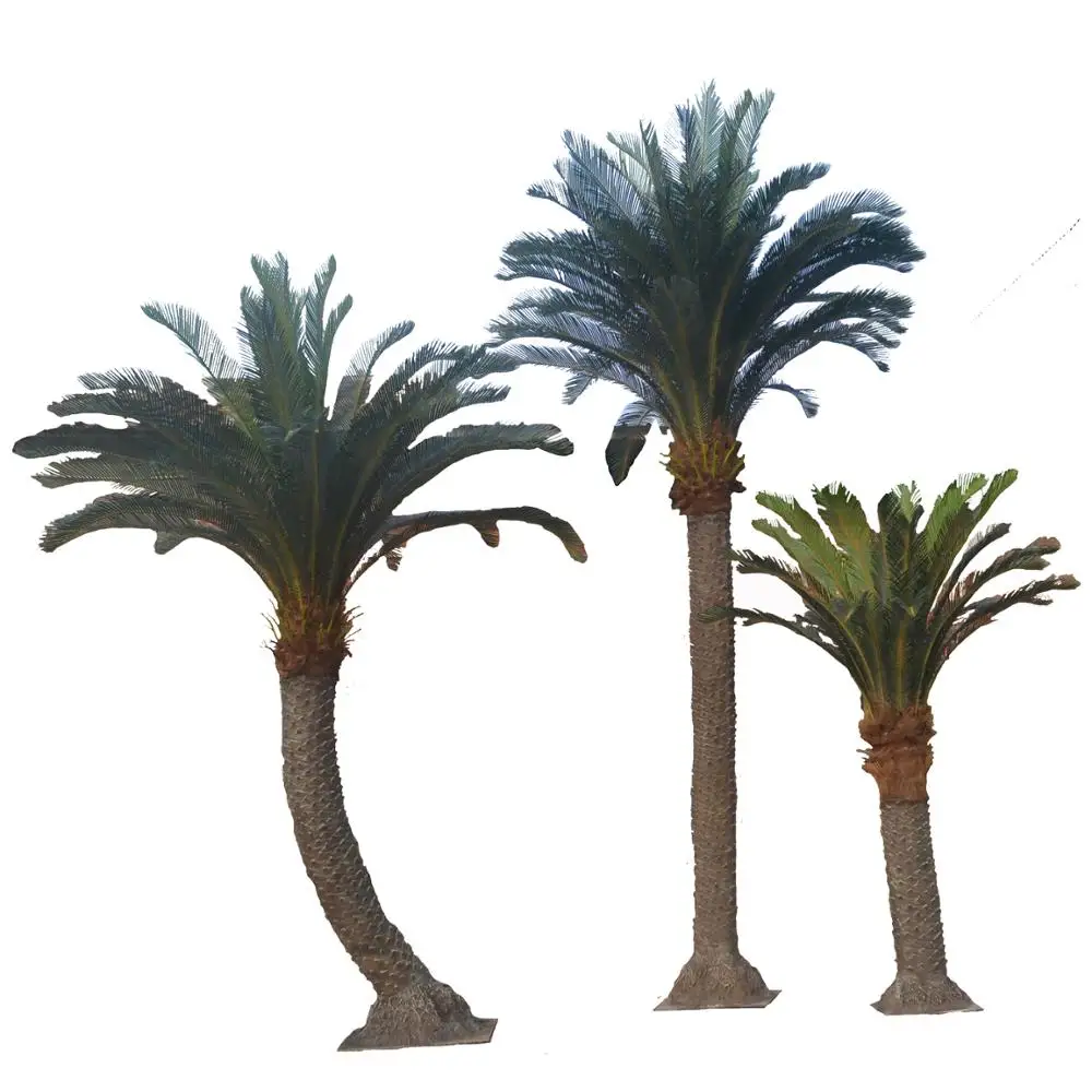 Outdoor waterproof long live imitative fake coconut tree artificial tree, Phomix Palm landscape trees