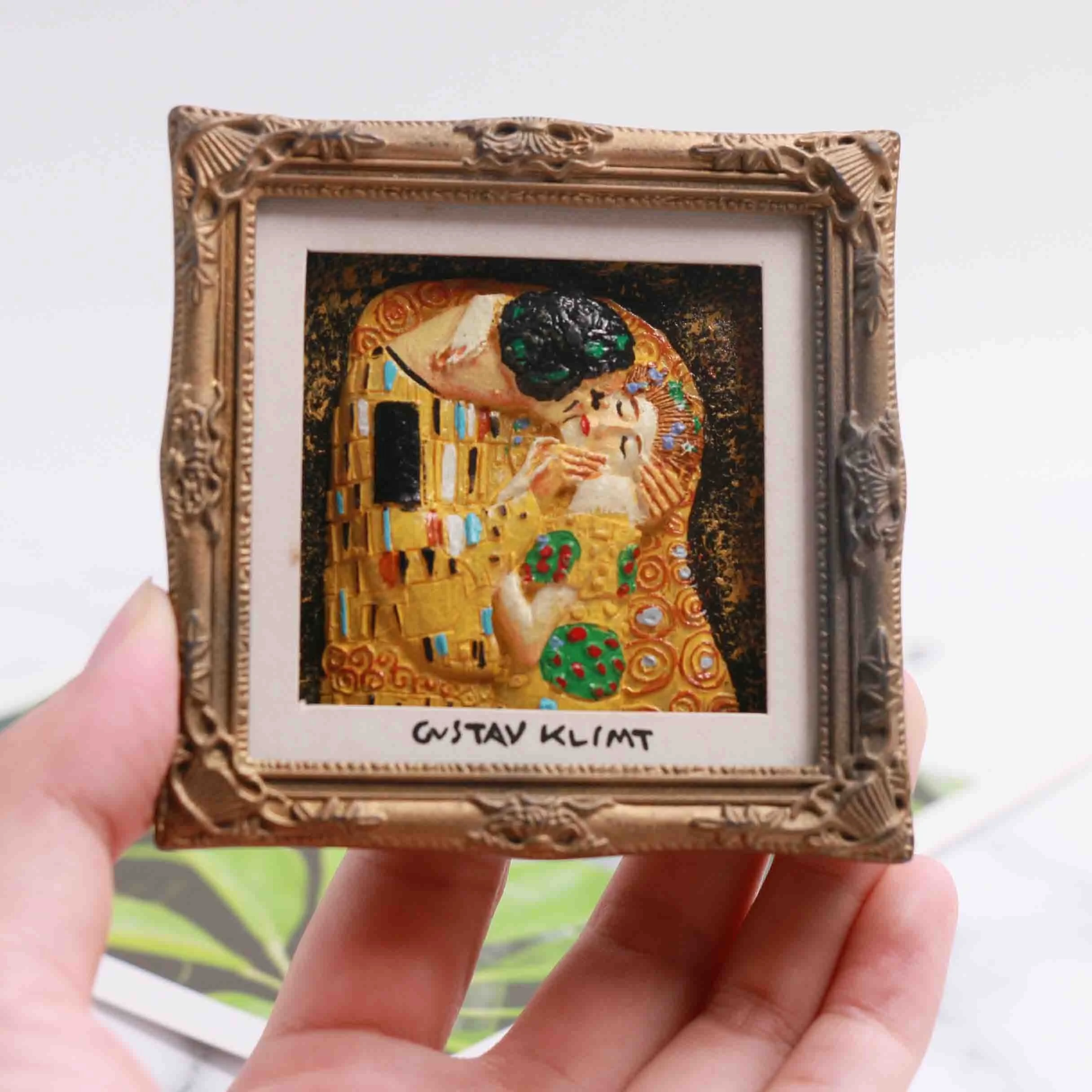 EW00099 Factory Cheap Custom Souvenir Photo Frames Fridge Magnet Van Gogh For Tourist