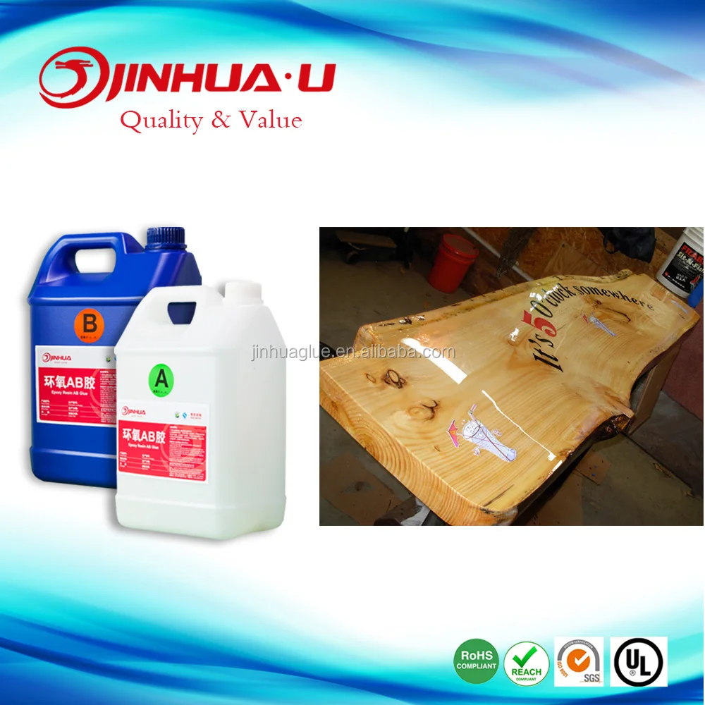 Crystal Clear Epoxy Resin for Wood Table Coating