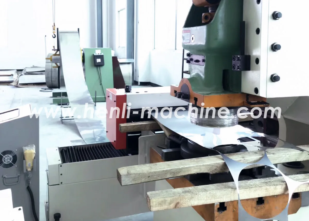 
NCF-100 CNC Automatic NC Roll Servo Zigzag Feeder Machine for Stainless Steel Circle Cutting 
