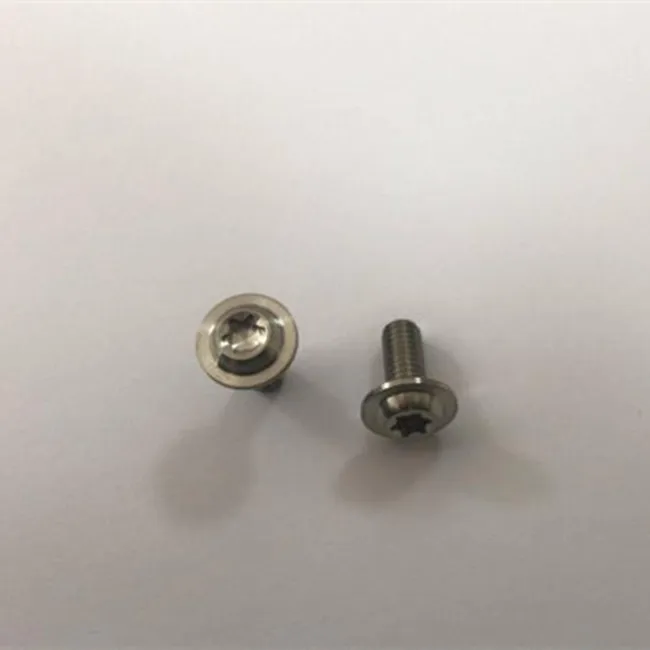 Custom Titanium Fastener bolts screws m6 m7 m9 for Motorcycle and automobile