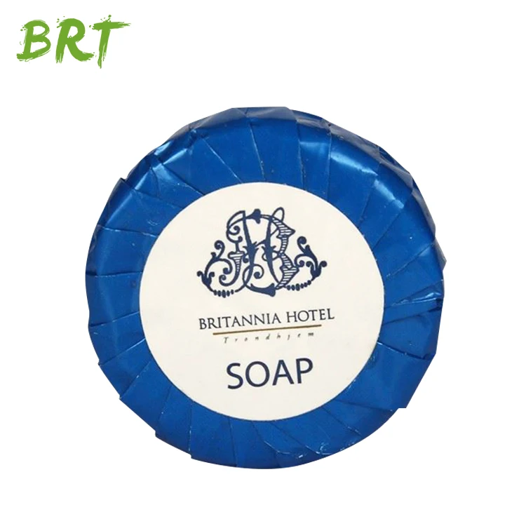 Round Luxury 50g Hotel Soap Custom Ivory Hotel Size Bar Soap