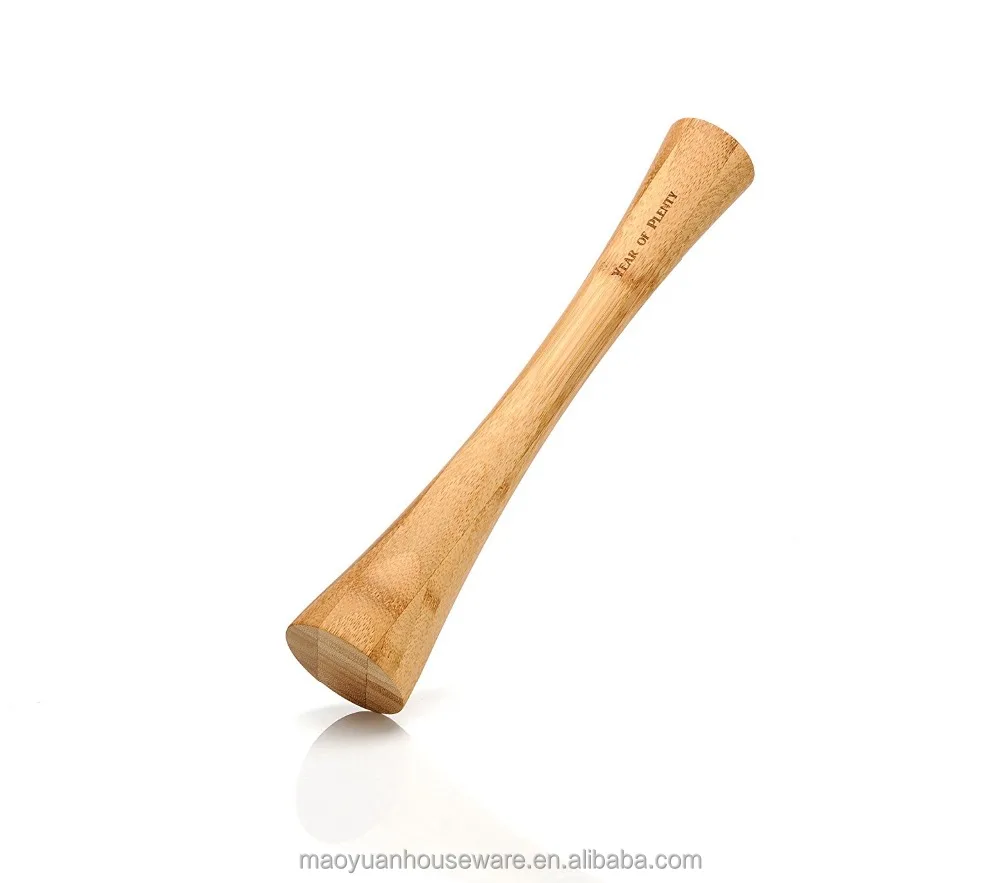 Bamboo vegetable Tamper for Packing Sauerkraut into Mason Jar