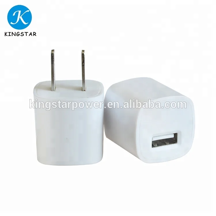 US plug 5V 1A mini mobile phone travel USB wall charger power adaptor