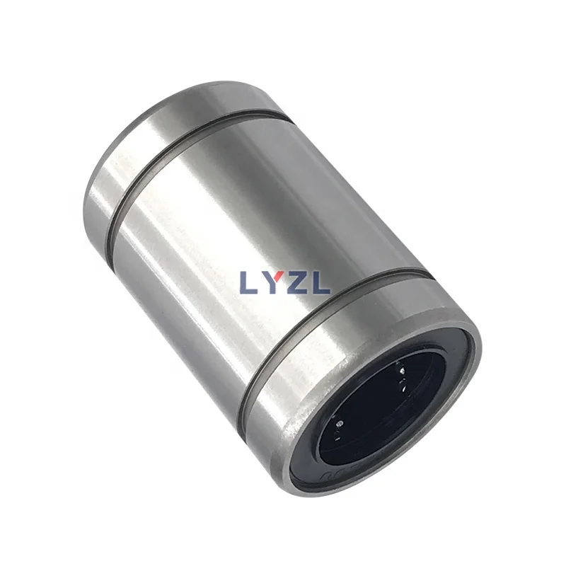 OEM Hard-Wearing Chrome Steel Linear Bearing Ball Linear Motion Rail Slide Block Bearing LM16UU LM20UU