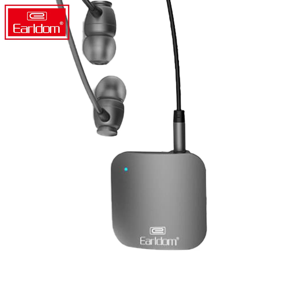 Earldom Wireless Headphones Business Earbud Collar Clip Sports Earpiece Compatible with Women Men receiver