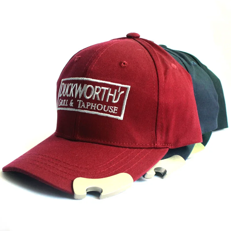 china manufacturer fashion men cotton baseball cap hat with beer bottle opener