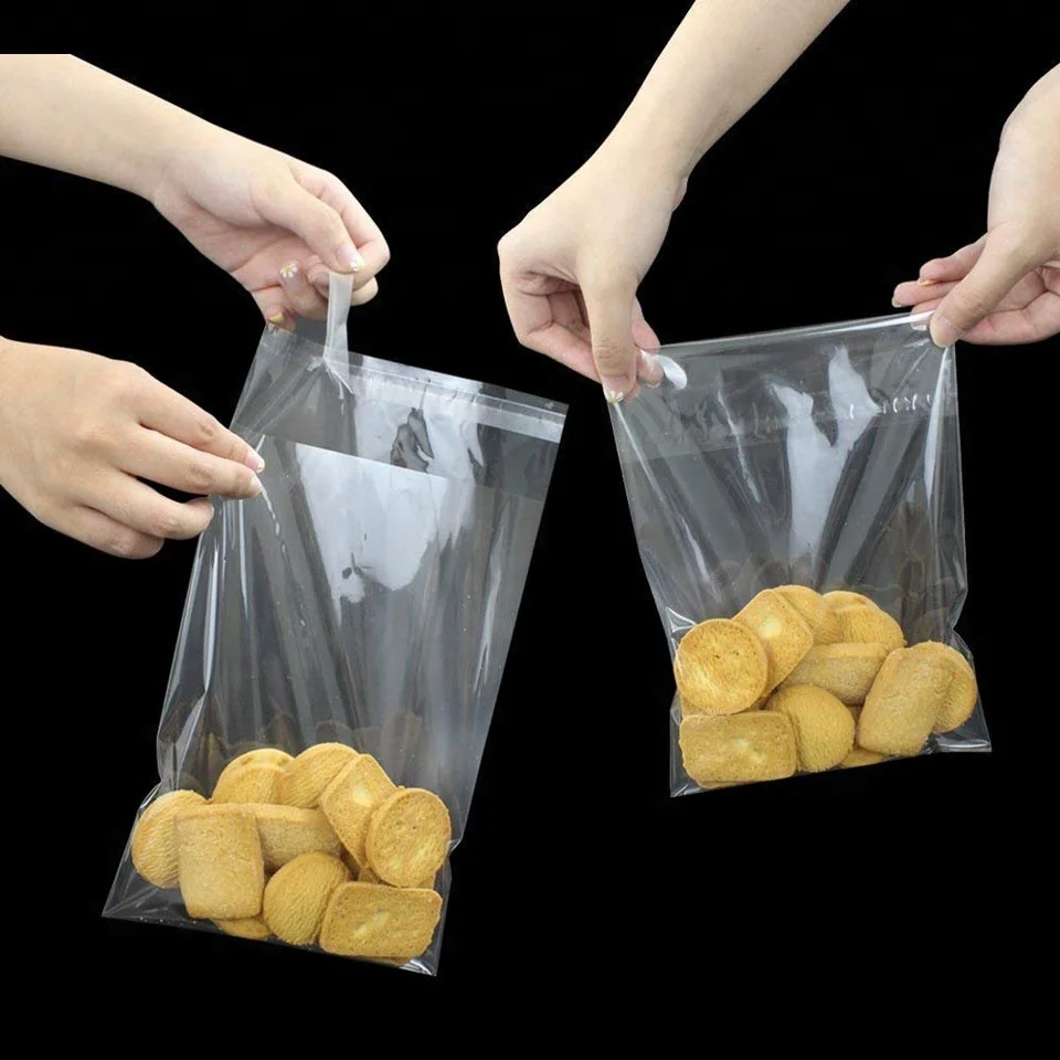 Plastic Self Seal Poly Bag OPP Bag For Bakery Candy Cookie Food