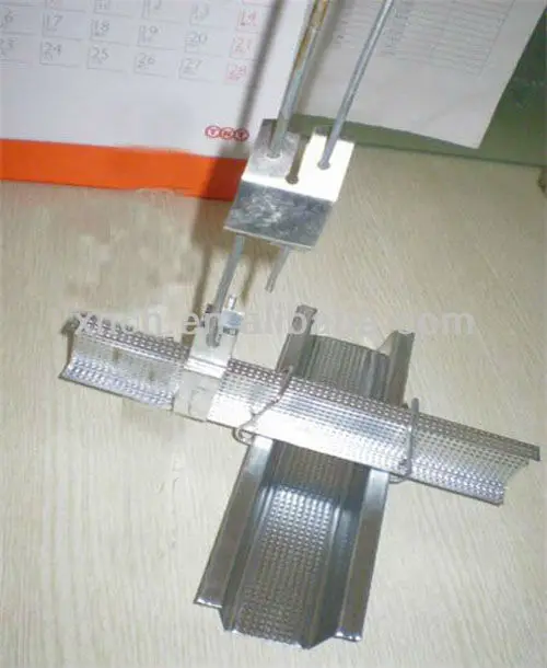 galvanized gypsum cornice mold ceiling grid components metal furring channel