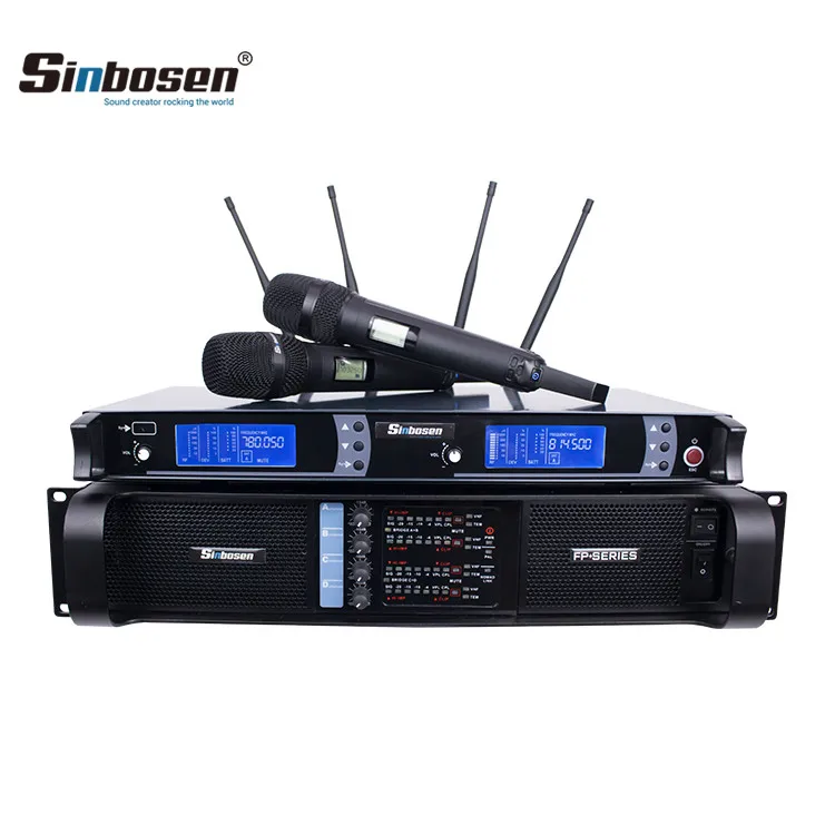 
Karaoke system 2 channel wireless microphone AS-9K 4 channel DS-10Q professional audio amplifier 