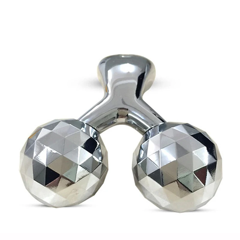 Beauty Tool Y Shape 3D Microcurrent 360 Rotation Slim Facial Massager Face Lifting Roller