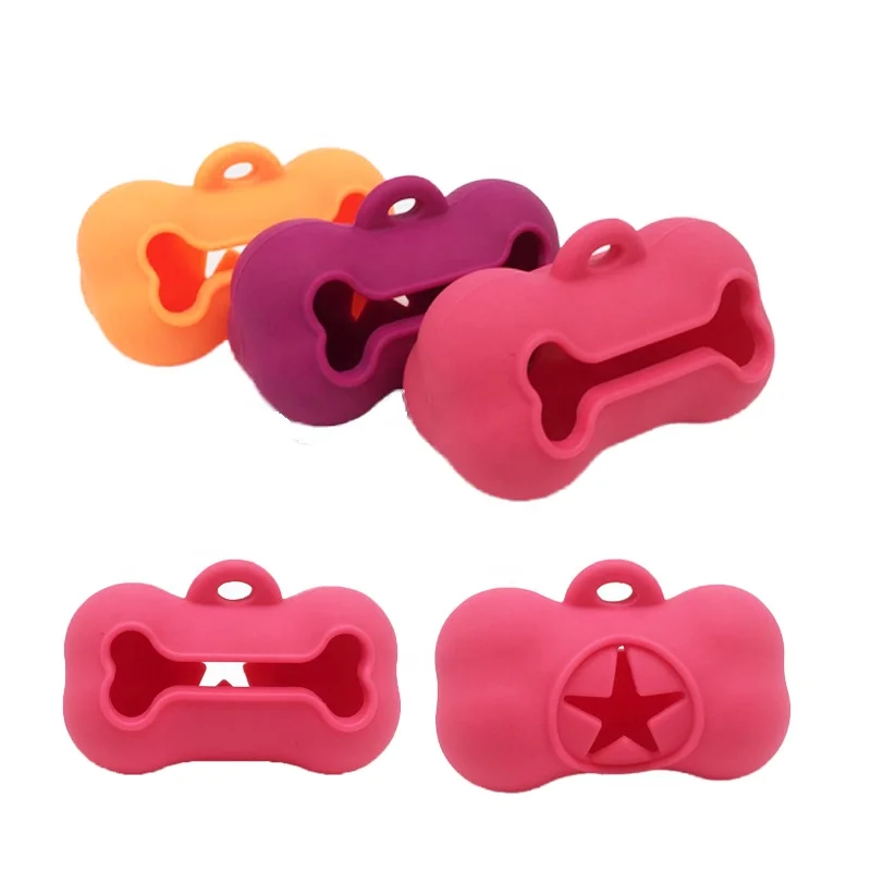 
Silicone dog Poop Bag Dispenser - Includes 1 Roll (20 Bags) - Large, Earth-Friendly, Scented, Leak-Proof Pet Waste Bags factory 