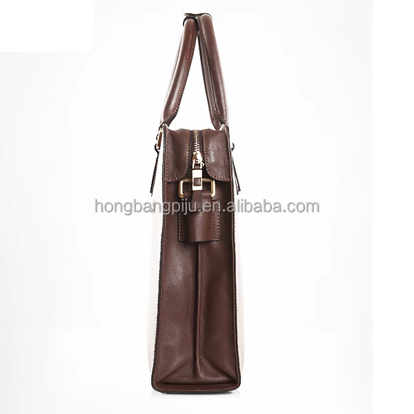 2015 New Fashion Men Custom Gift leather laptop briefcase