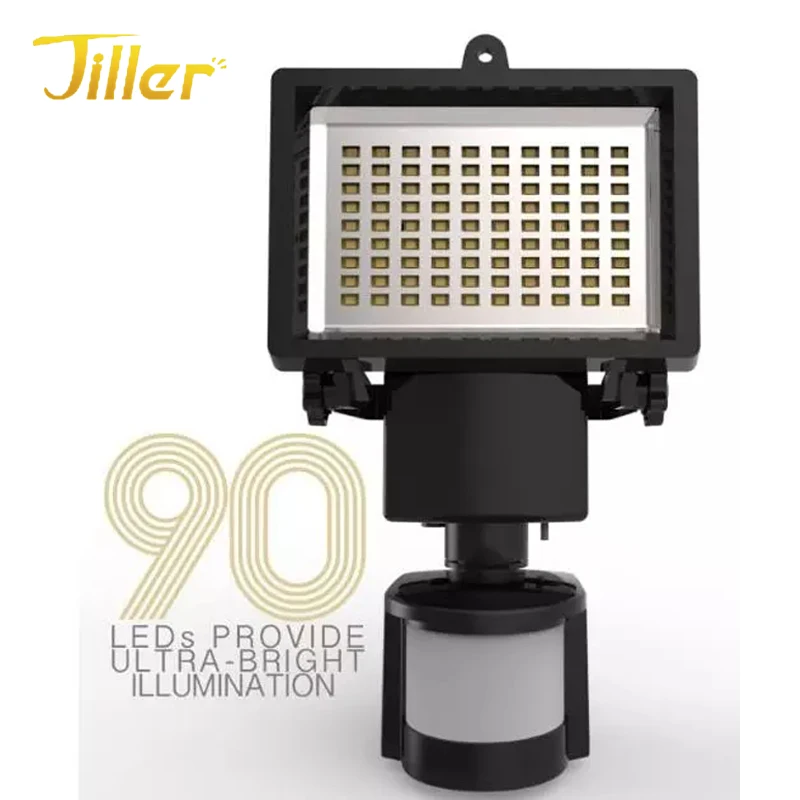 
90 LED Solar Motion Sensor Security LED Flood Lights Outdoor Super Bright LED Solar Power Lights 