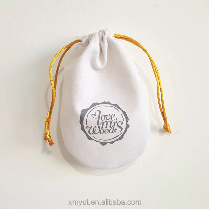 custom velvet drawstring jewellery pouch bag