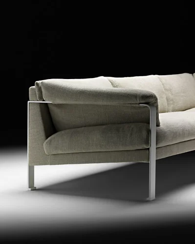 Shanghai new design living room 3 seater fabric sofa