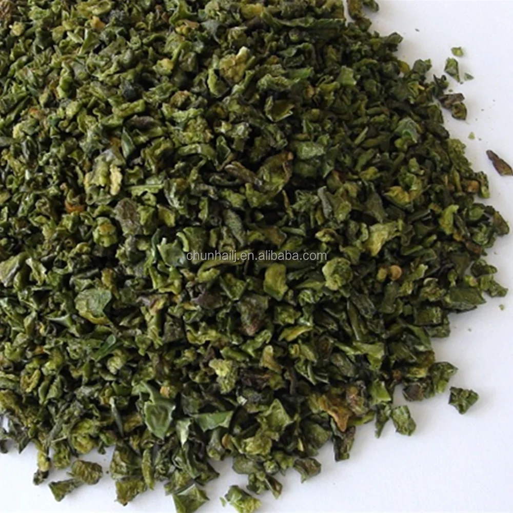 China Top 8 Factory Manufacturer Dehydrated Dried Green Chili Flakes with HACCP and HALAL Certificate