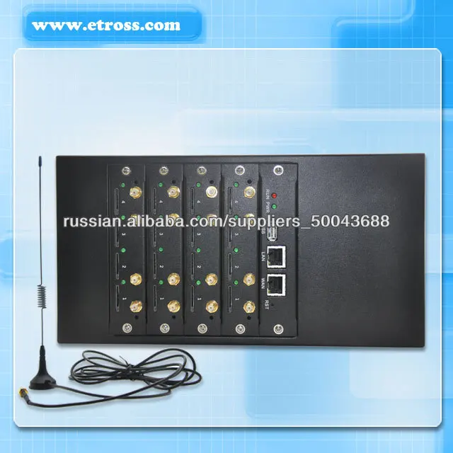 Lastest Дизайн GSM шлюз ETS-16G 16 портов GSM VoIP шлюз / GoIP Высокая ASR Высокая ACD