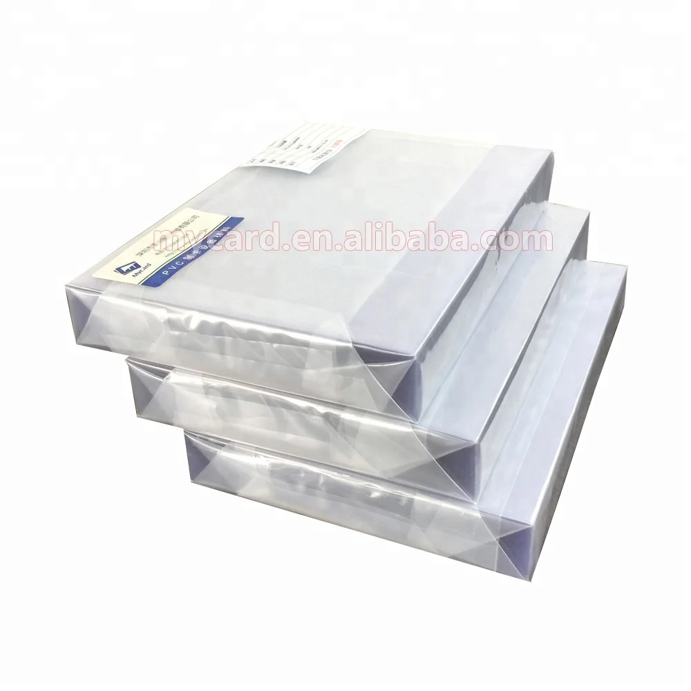 A4 Size 0.08mm Card Film PVC Coated Overlay