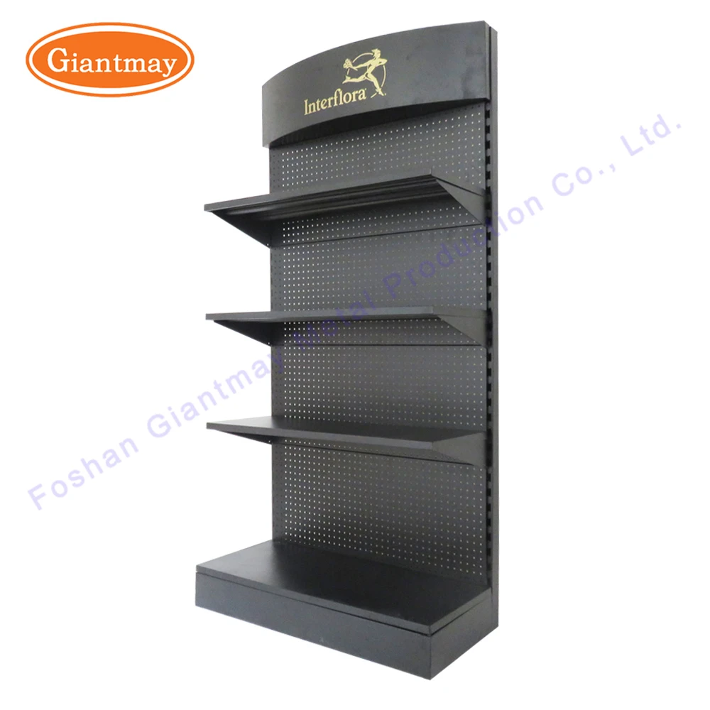 iron metal pegboard for hardware product hang power tools display stand shelves rack