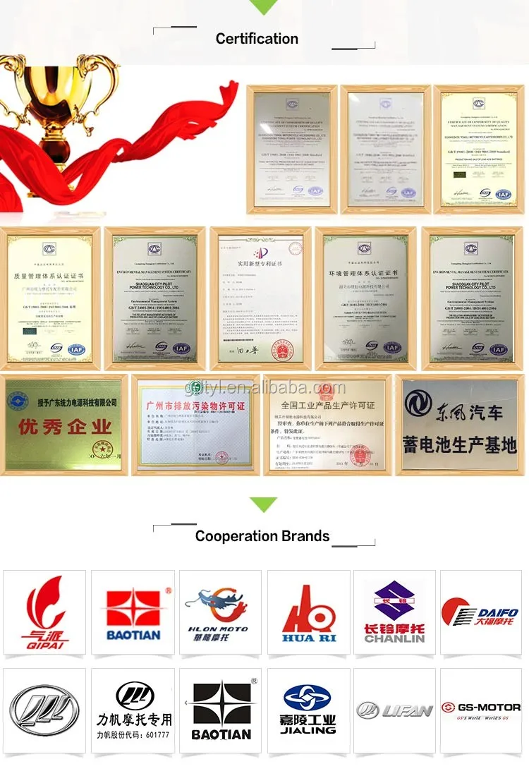 TYL Brand high performance 12V 54AH automotive battery in