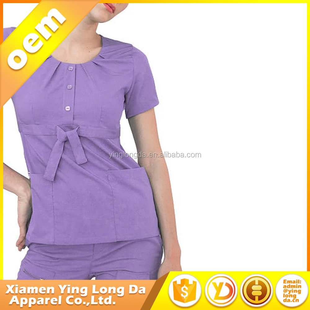 
OEM Supply woman scrub nurse uniforms Healthcare Clinics Nursing Homes 