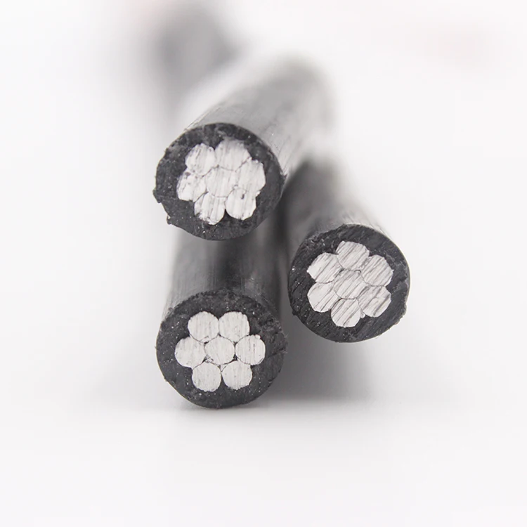 Power transmission line electric cable three phase overhead abc cable
