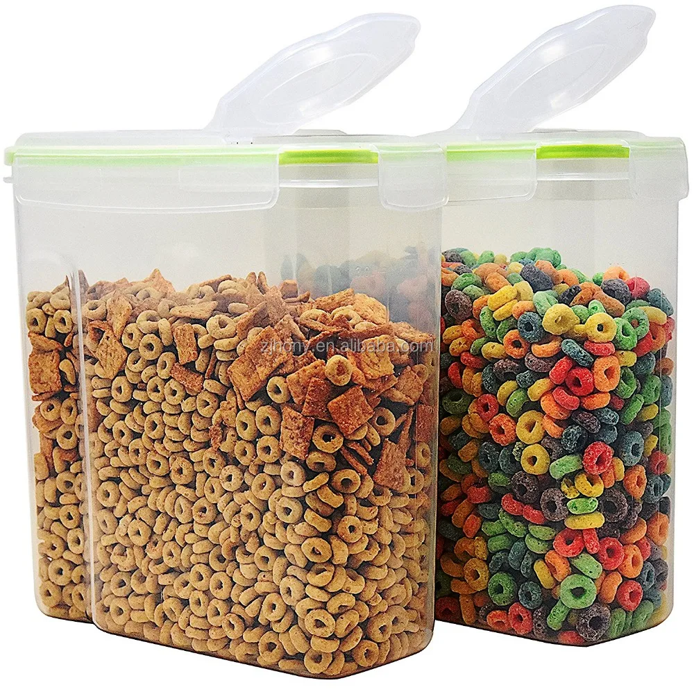 Cereal Container Airtight Watertight - Cereal Dispenser Storage Keeper 16.9 Cup 135.5oz - 2 Pack
