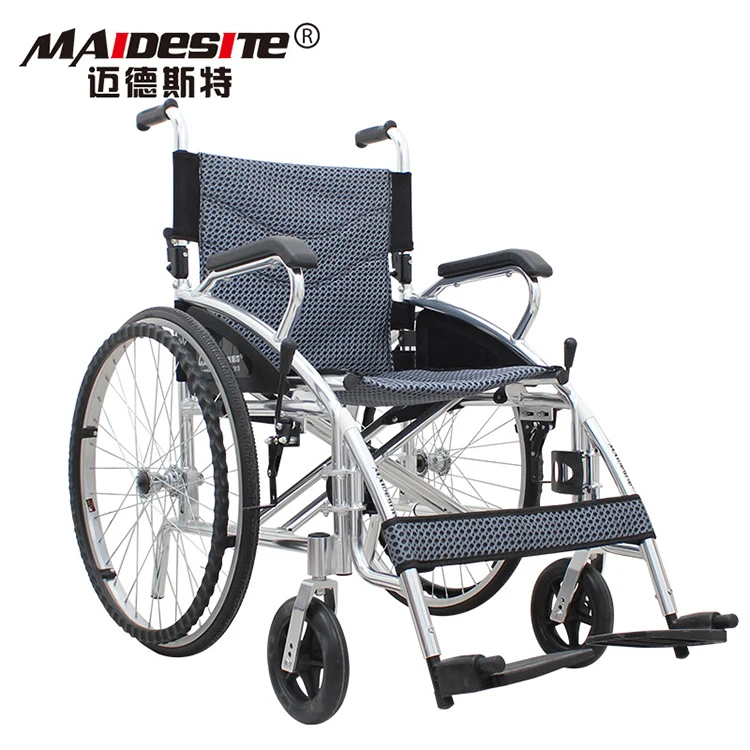 aluminum foldable handicapped manual wheelchair manufacturer
