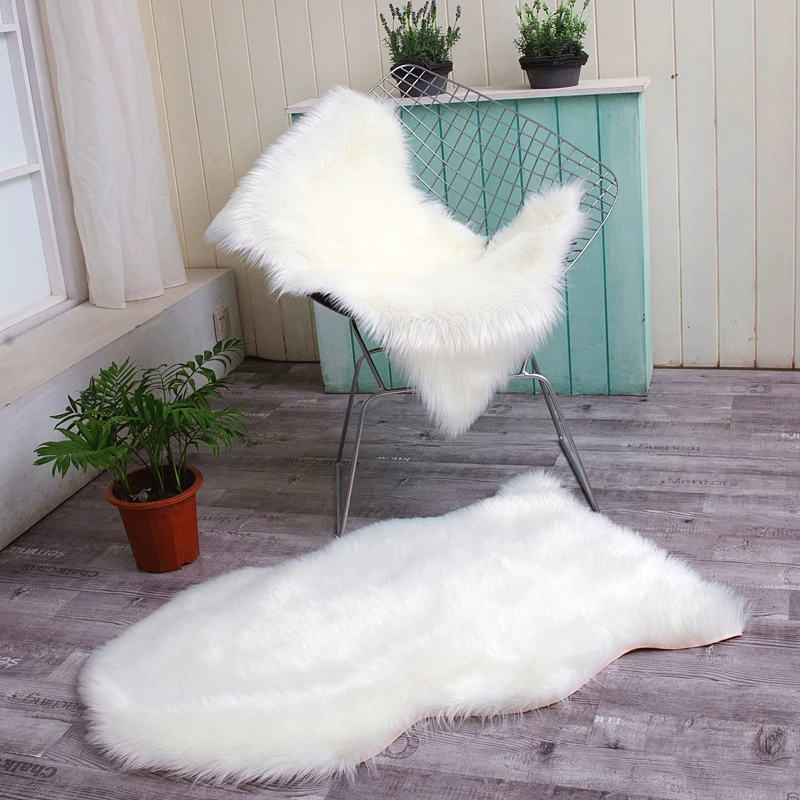 
Fashion artificial fur rugs comfortable white sheepskin faux fur rug  (60826044773)