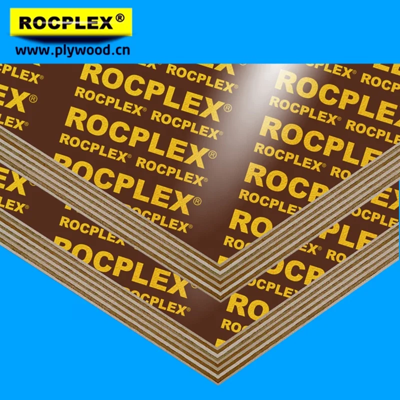 best price poplar 9mm rocplex film faced plywood for construction