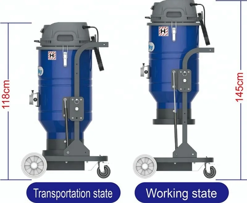 
Efficient filtration industrial saw dust collector easy to transport 