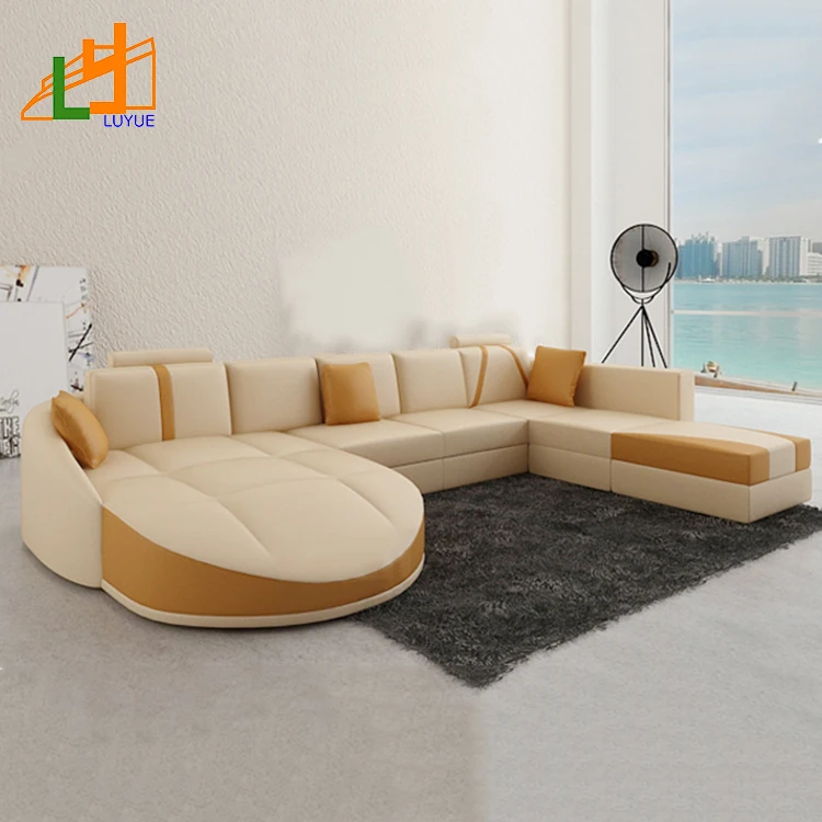 Luxury Alibaba Online Sale Sofa Set Corner L Shape canape salon Modern Hotel Office living room sofa