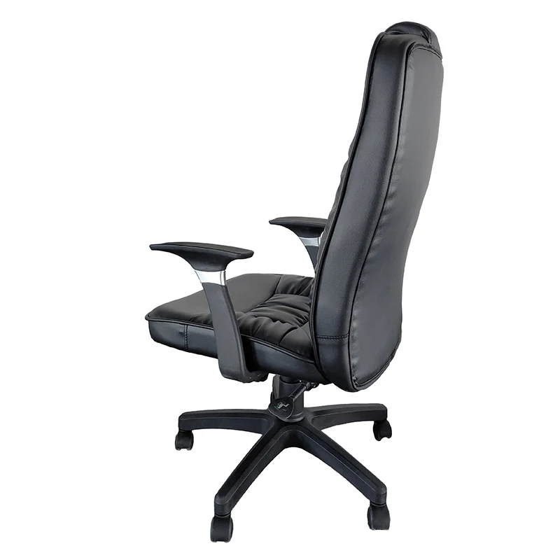 Factory High Quality Chairman President Black Height Adjustable PU Leather Boss Executive Office Chairs
