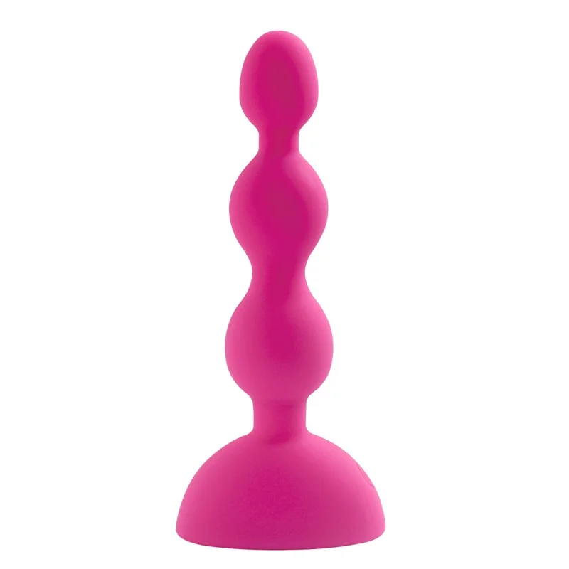 Anal Beads toy plug -S With two rumble motors