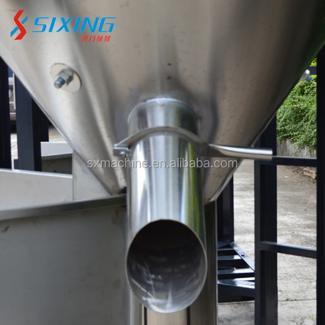 Power-saving type vertical type plastic pellets Material blender silo mixing machine