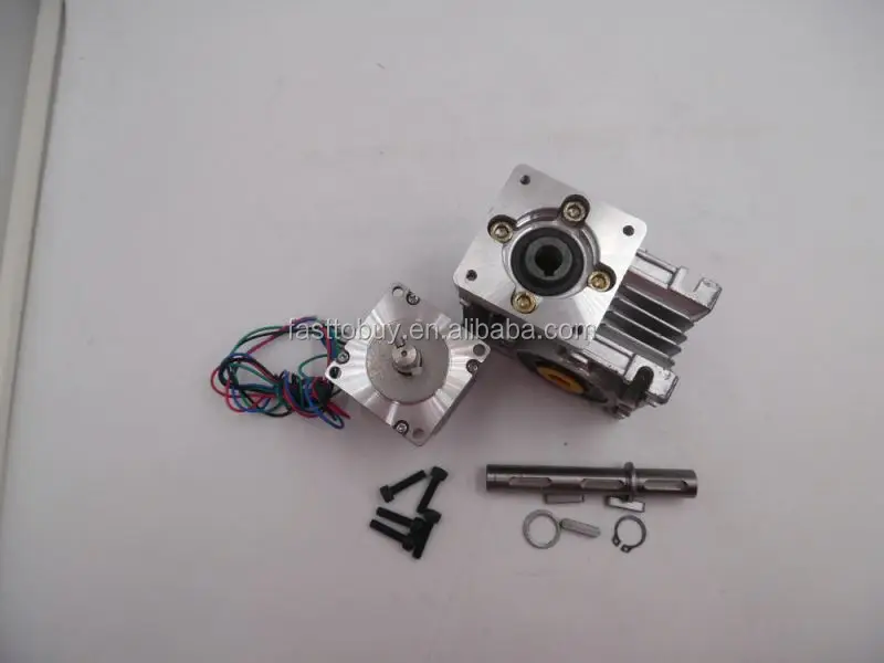 
Self-lock NMRV30 Worm Gear Reducer with NEMA 23 Stepper Motor L76mm 4leads for Industrial production line 