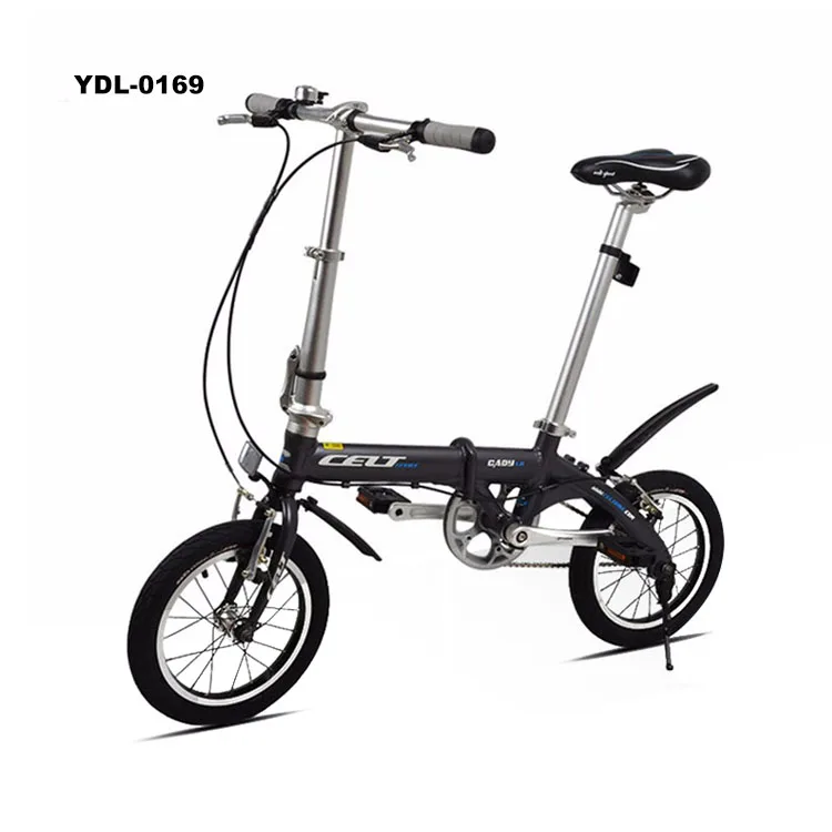 14 Inch Folding Bikes Aluminum Alloy Frame Mini Bike V Brake Mini Motocross Bike