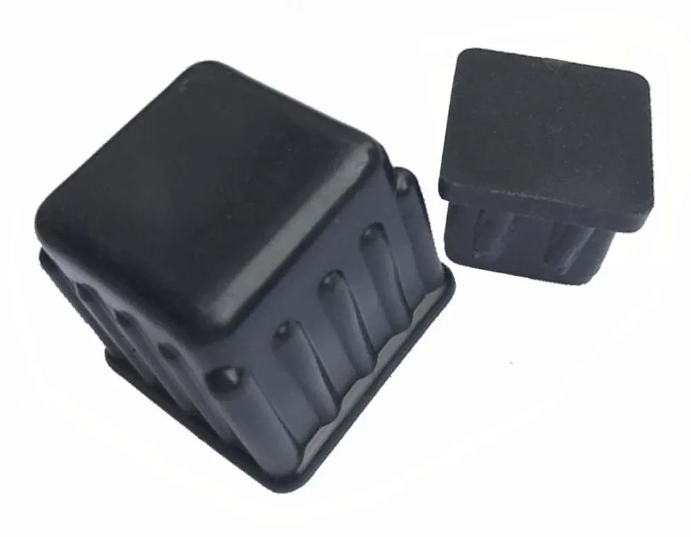 Wear resistance 19mm black round rubber chair tips