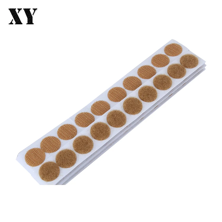 Adhesive round and square Special Hook And Loop Coins and Back to back adhesive hook and loop dots